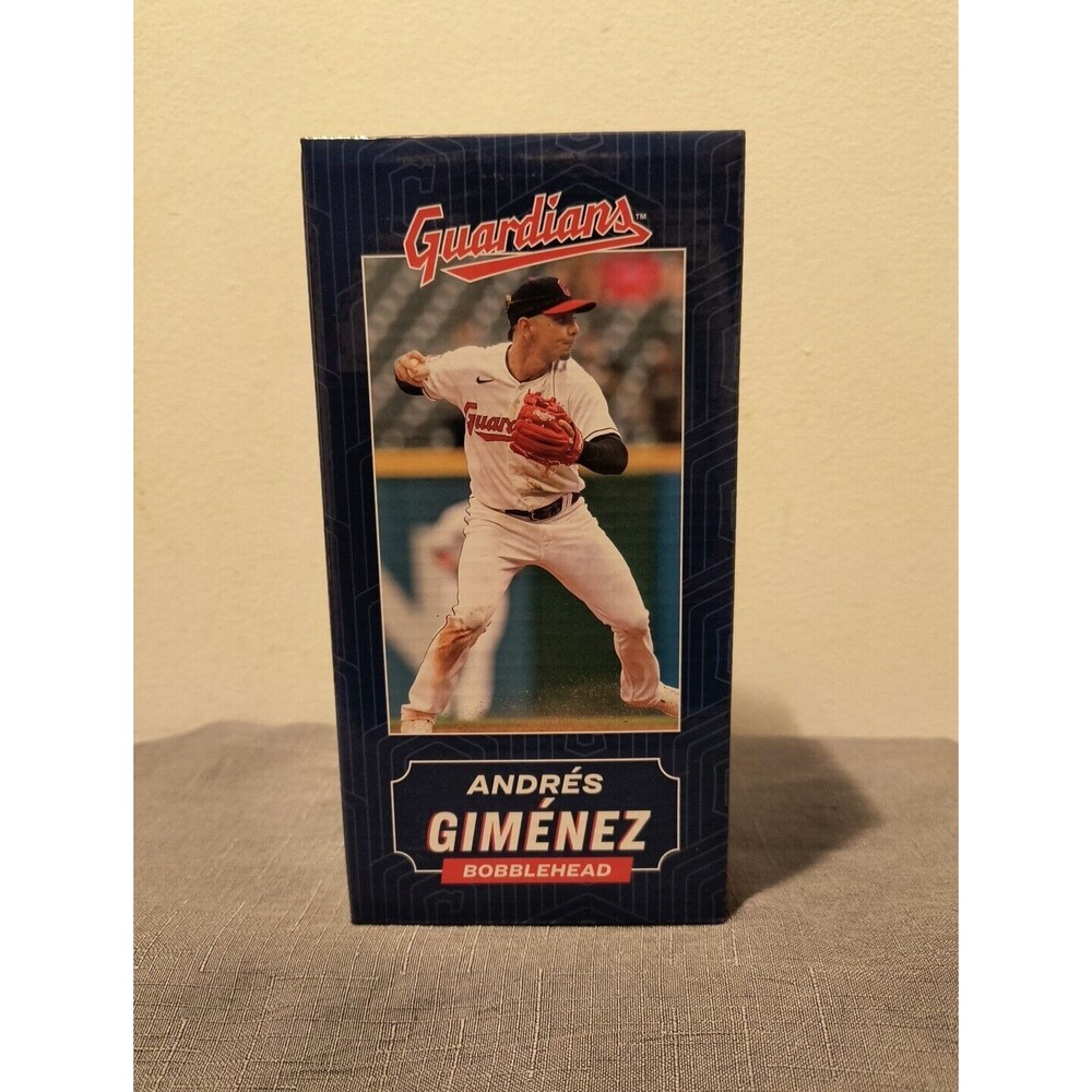ANDRES GIMENEZ CLEVELAND GUARDIANS BOBBLEHEAD SGA 6/24/23 NIB